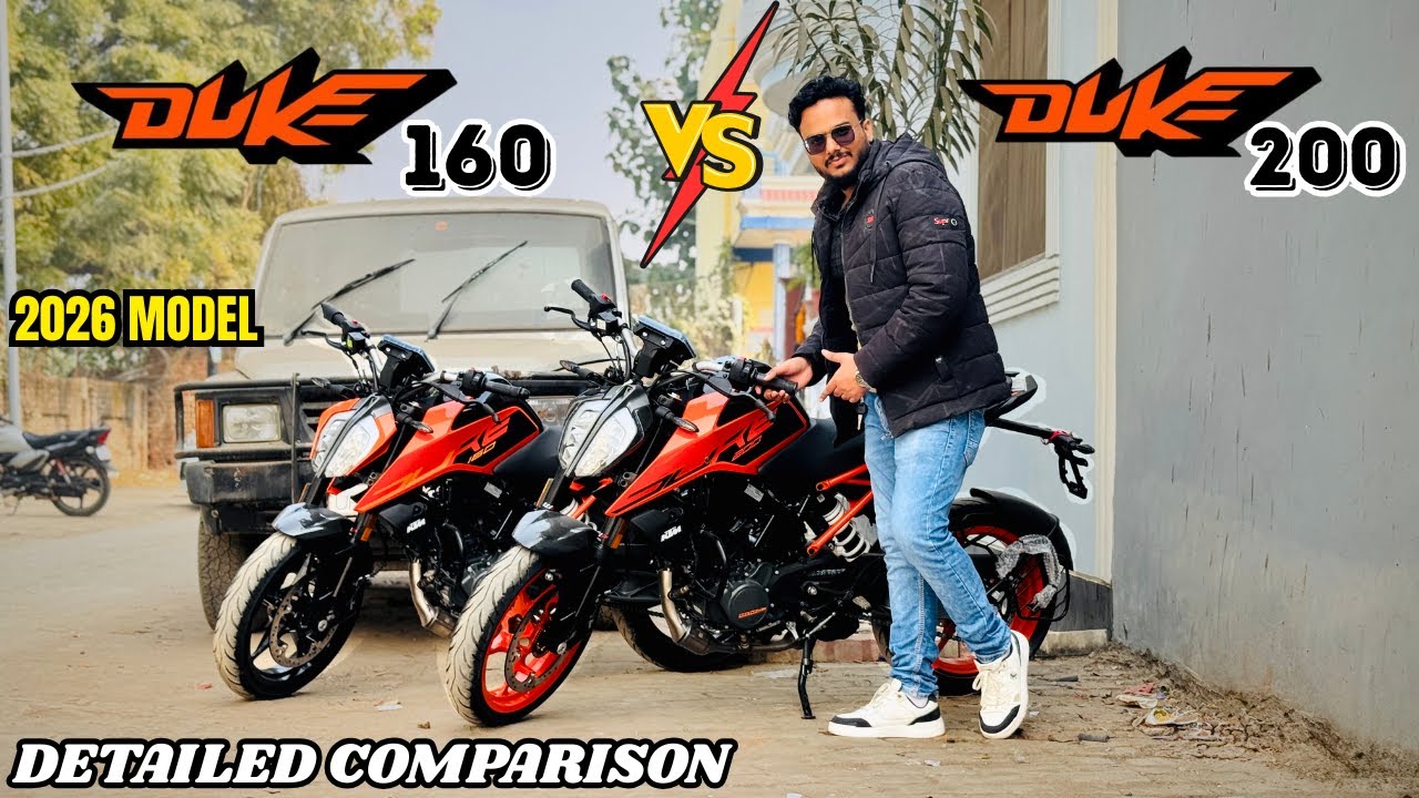 2026 KTM Duke 200 Vs Duke 160 TFT Detailed Comparison | Which One Is Best For You In 2026 Duke ?🔥