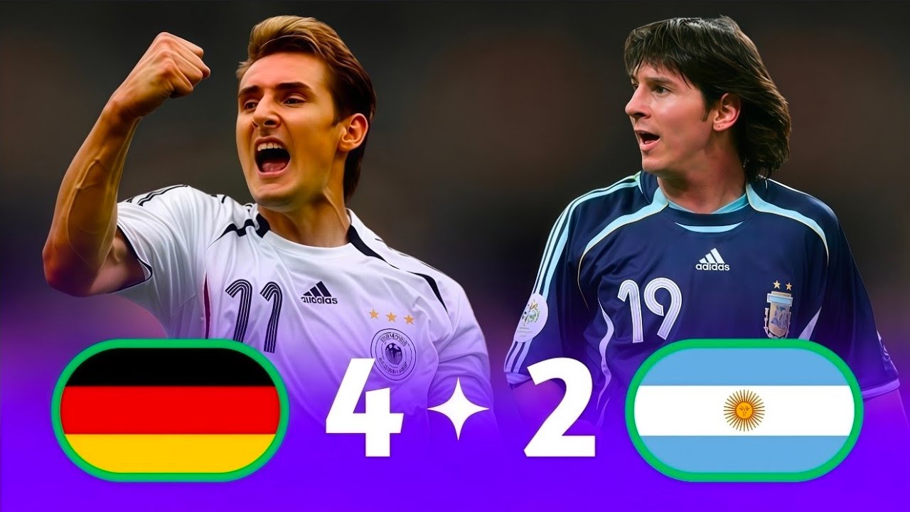 ألمانيا 🇩🇪 الأرجنتين 🇦🇷  مباراة ولا أروع 💪 ربع النهائي كاس العالم 2006 وجنون عدنان حمد الحمادي 1080p