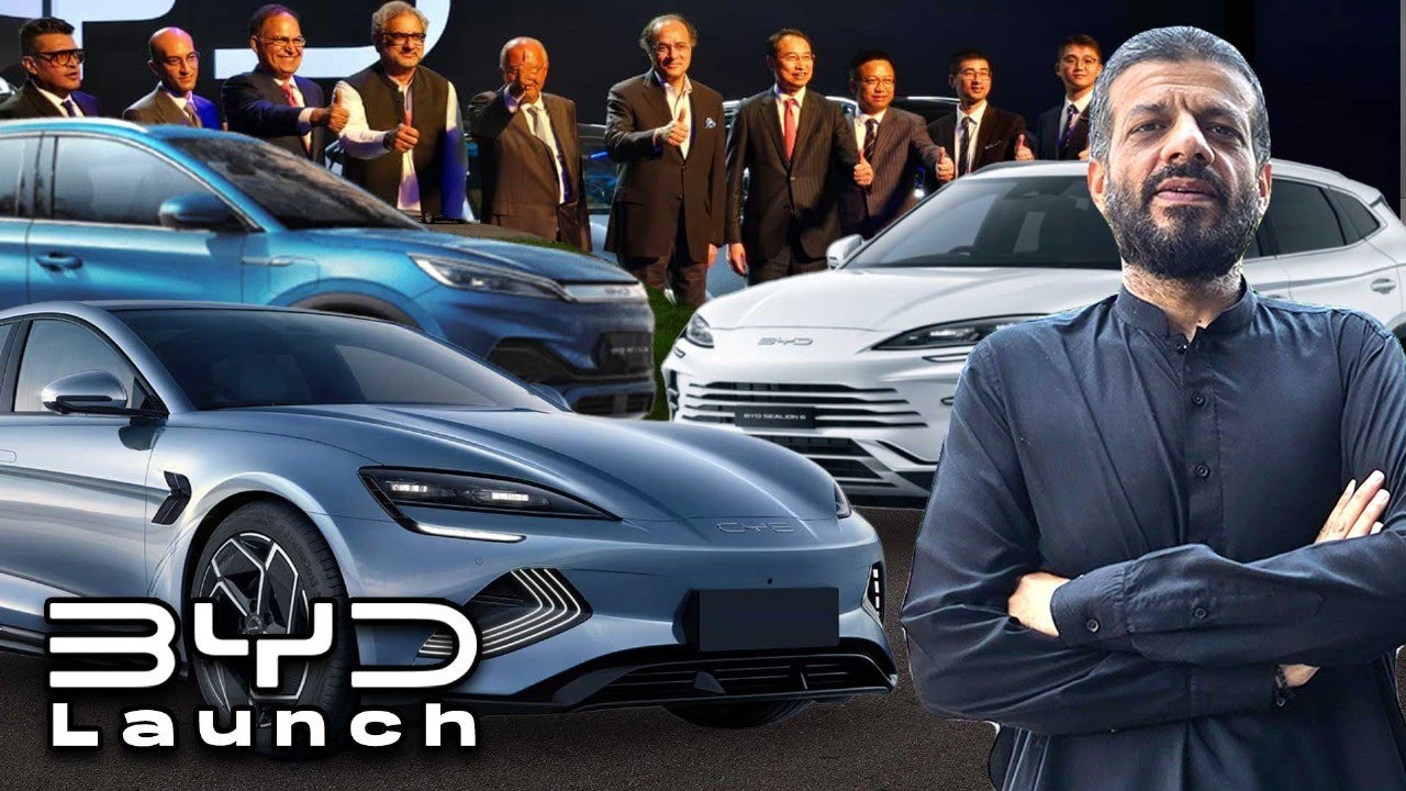 Three new cars at BYD brand launch at Expo Lahore
