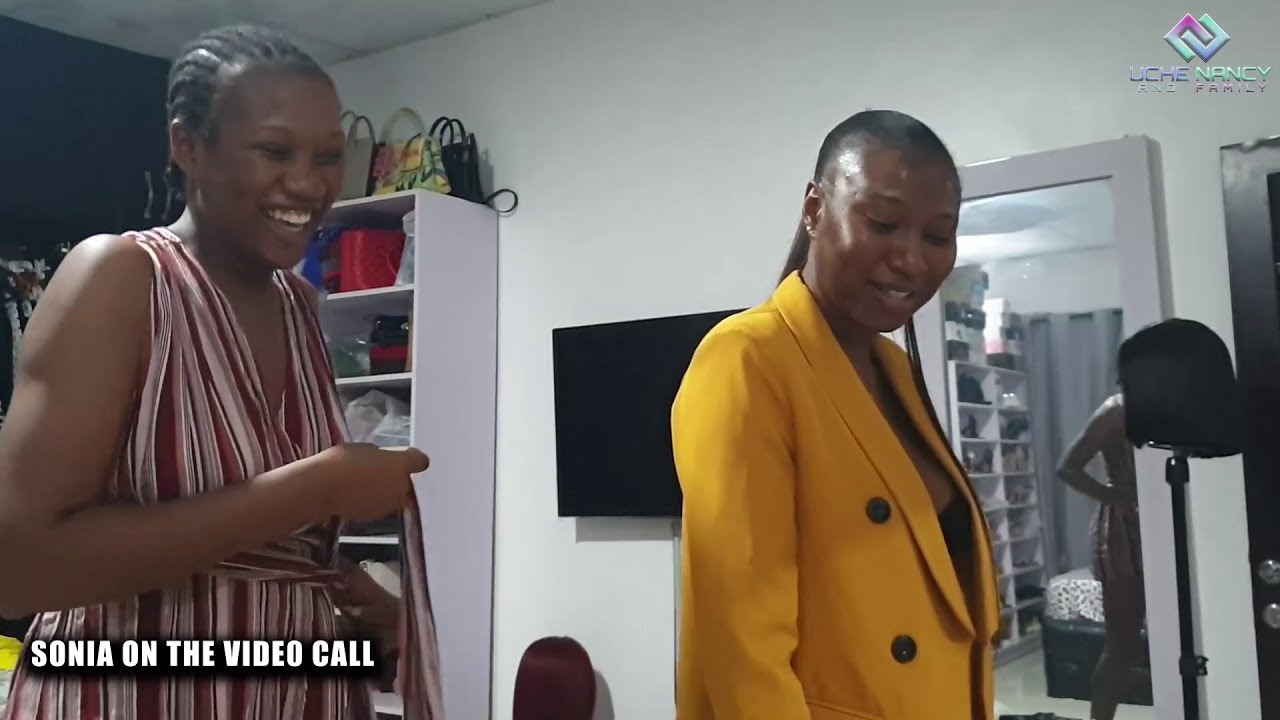 SISTERS GOAL - This Funny Video Of Chinenye And Ijeoma Rocking Sonia's Outfits Will Make Your Day