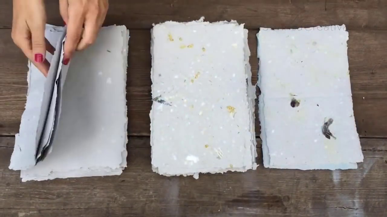Como hacer Papel Reciclado Artesanal