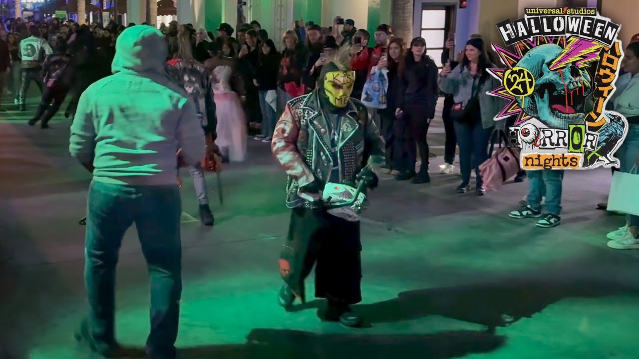 LAST EVER CHAINSAW CHASE-OUT at Halloween Horror Nights 2024