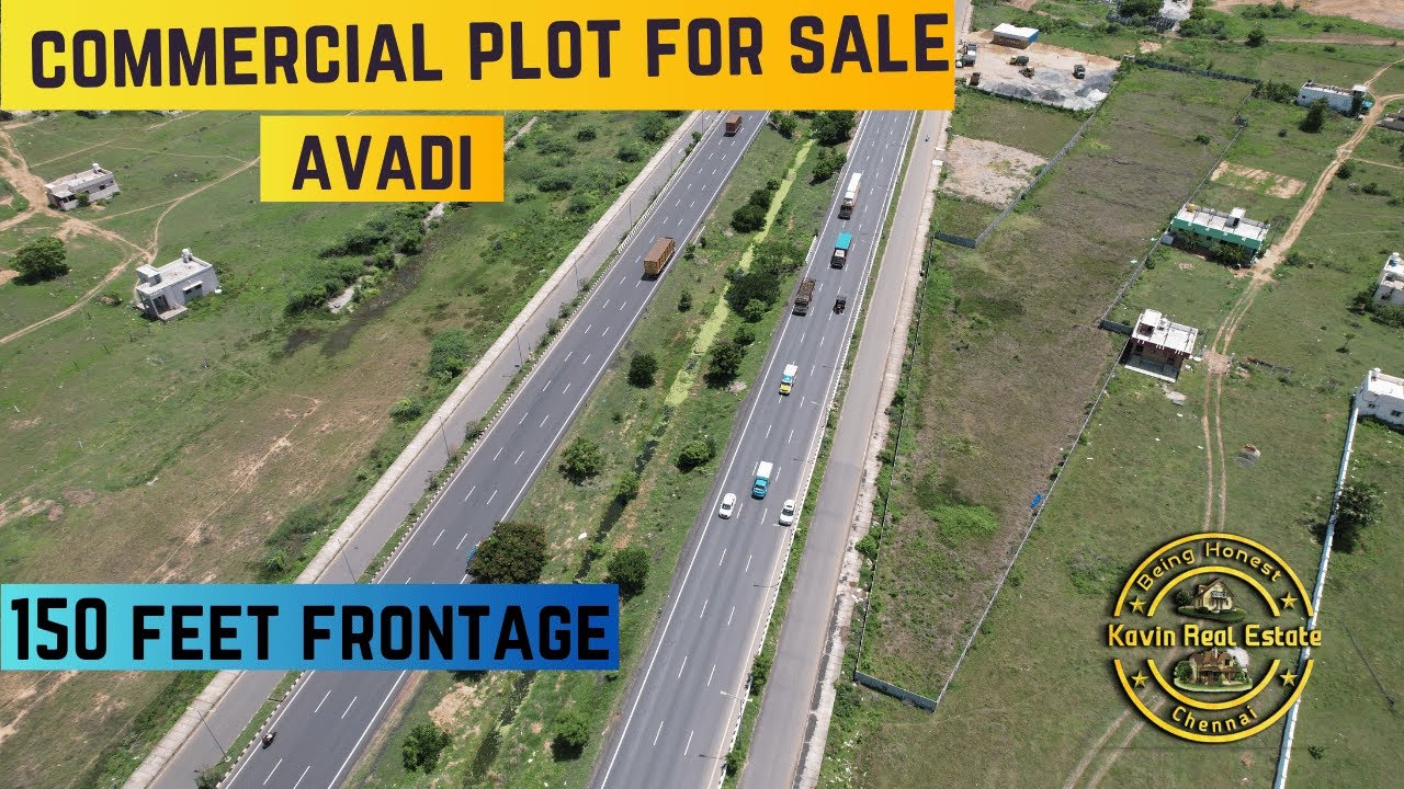 ID 2420 - Commercial Plot for Sale in Avadi || Nr Vel tech || 150 Ft Frontage ||
