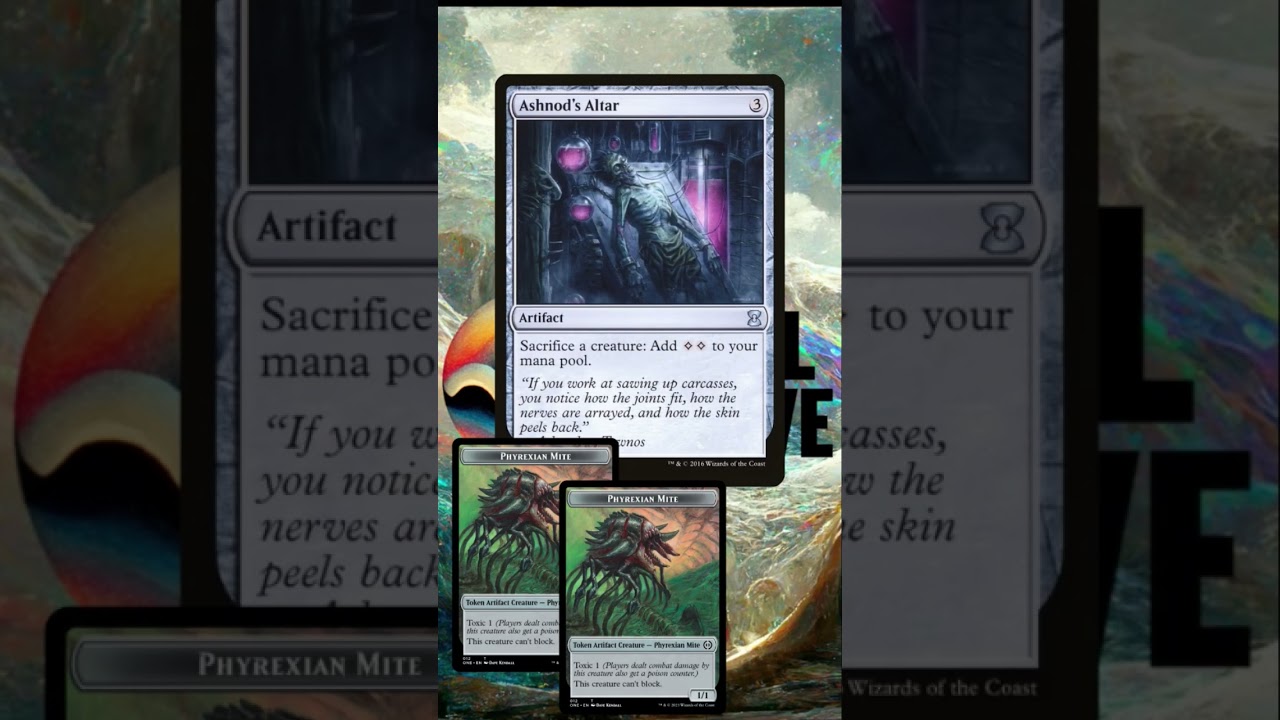 Infinite Phyrexian Mites! #edh #magicthegathering #commander #Combo