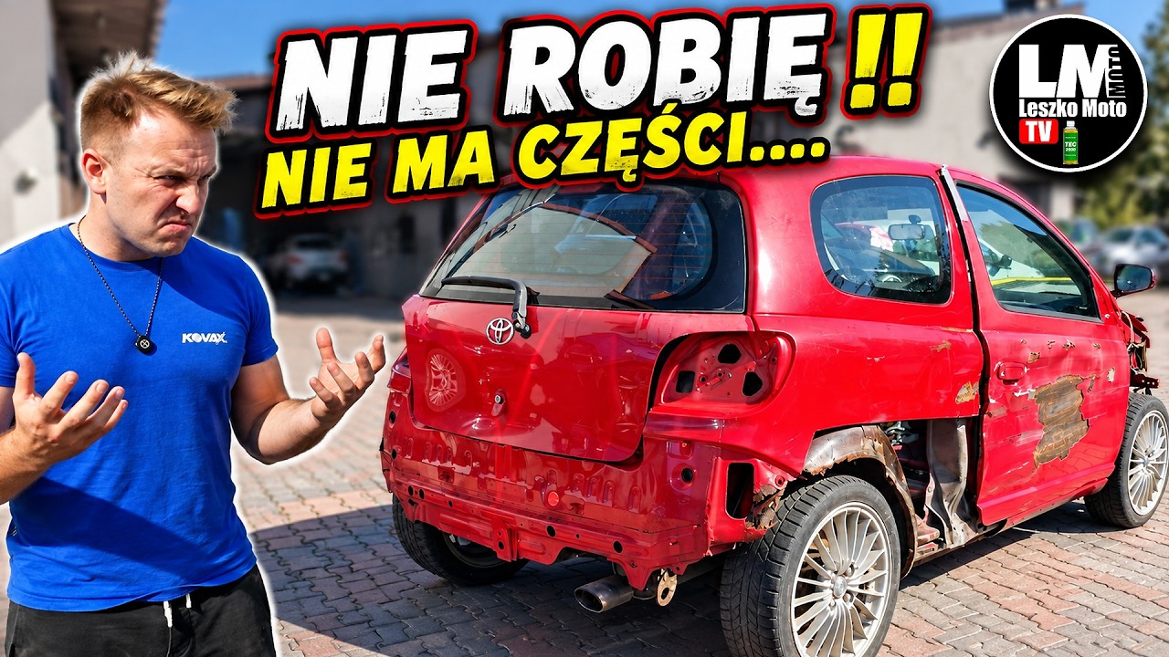 MAMY PROBLEM !! YARIS TS TURBO W KAWAŁKACH I CO TERAZ?