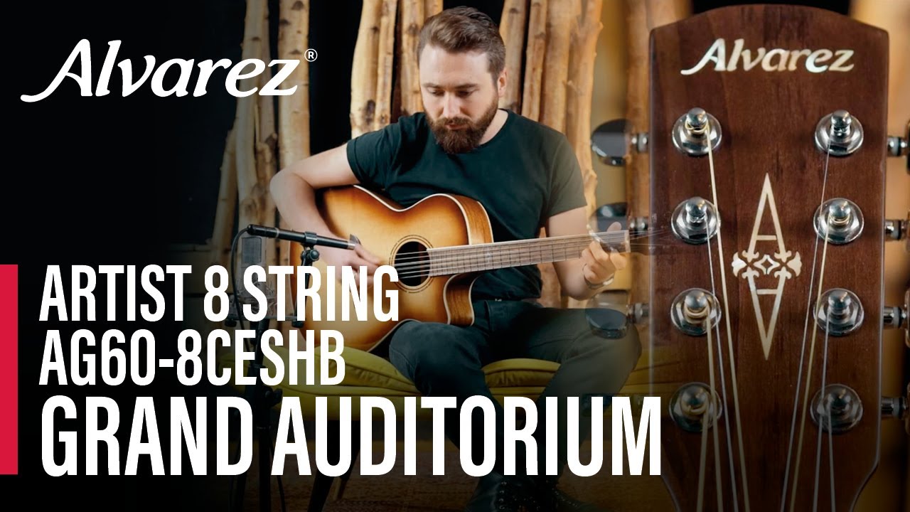 Alvarez Artist AG60-8CESHB Grand Auditorium 8-String Guitar