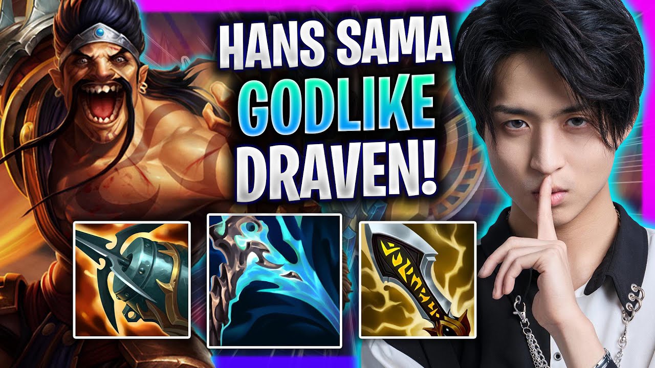 HANS SAMA GODLIKE DRAVEN GAME! - G2 Hans Sama Plays Draven ADC vs Zeri! | Season 2024