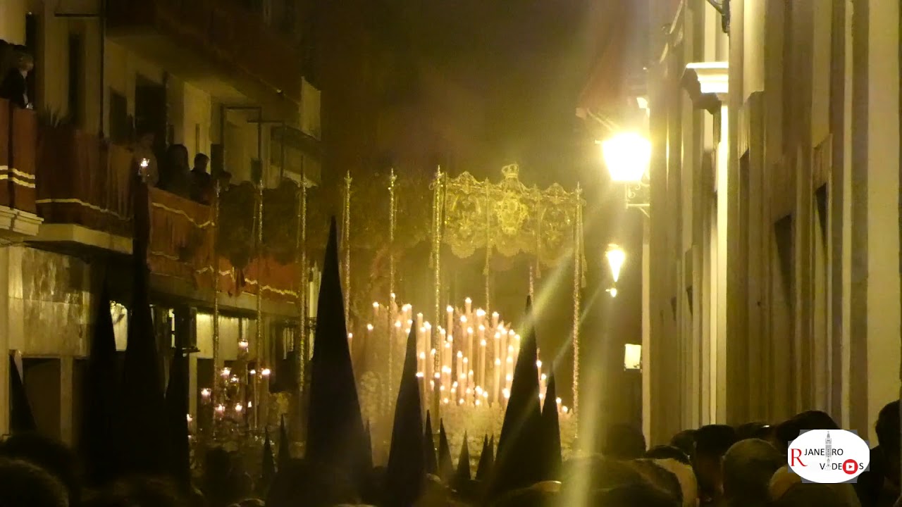 Virgen de las Angustias, hdad de los Gitanos por Santa Angela de la Cruz completo, Semana Santa 2019