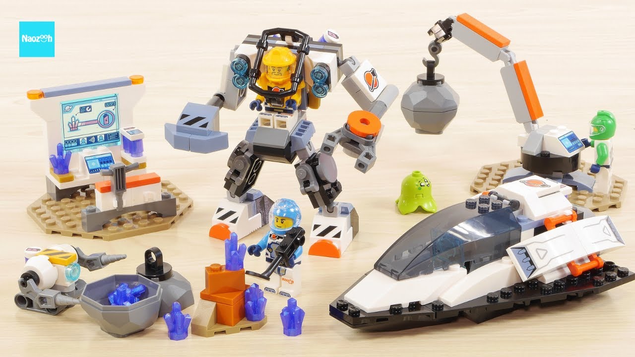 レゴ シティ 作業用スペースメカスーツ 惑星調査 60428 60429 ／ LEGO City Space Construction Mech and Spaceship Speed build