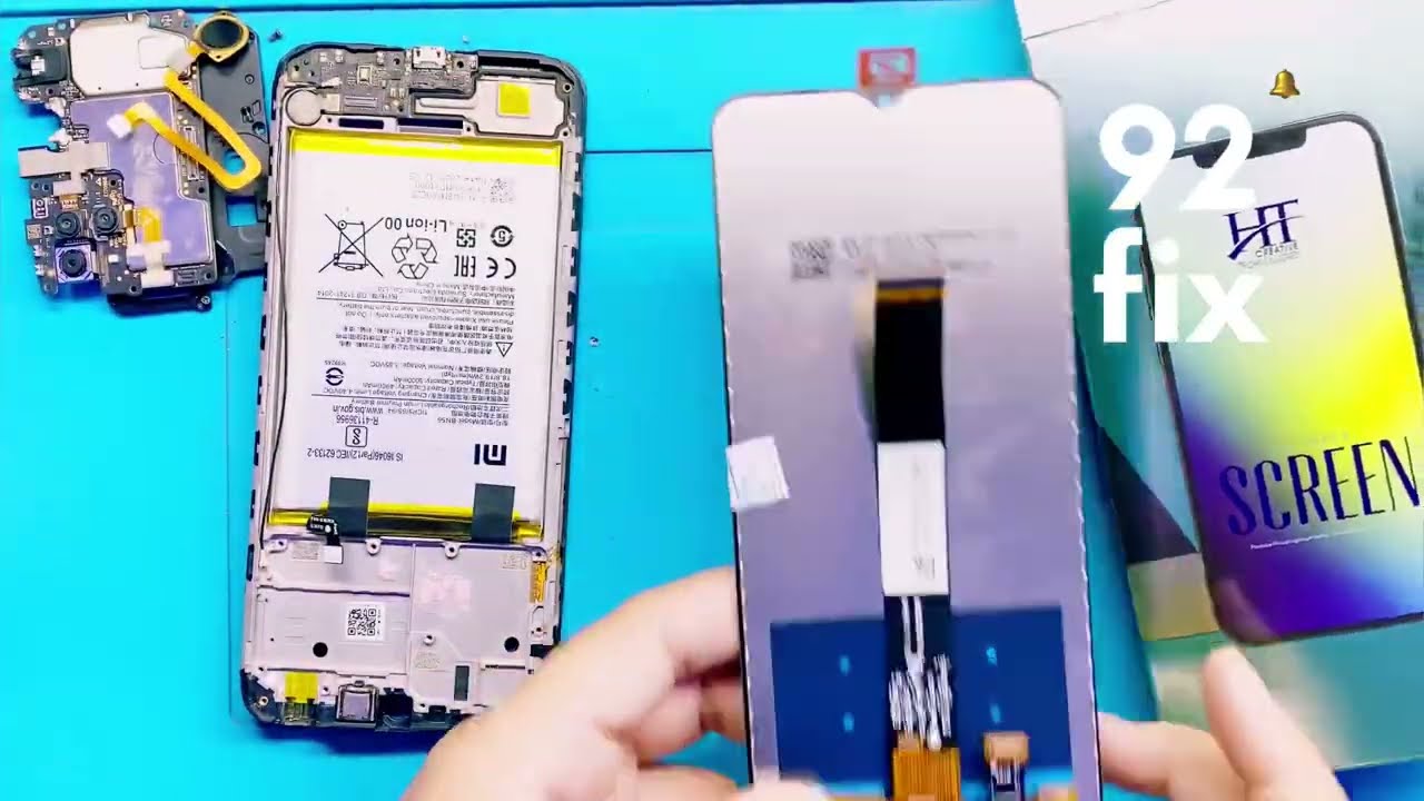 Redmi 9c screen  how to replace complete replacement