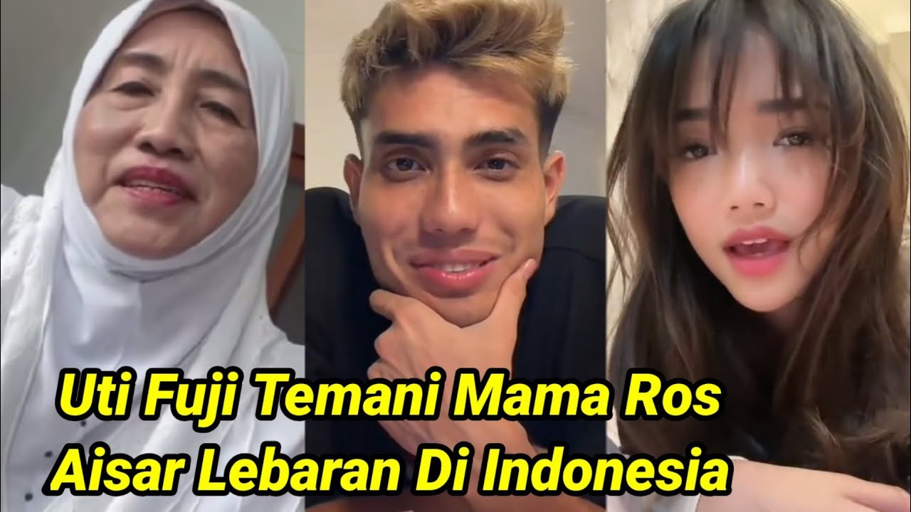 MAMA ROS AISAR KHALED LEBARAN DI INDONESIA BARENG FUJI