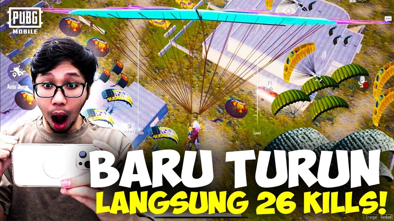 KOTA SEASON SATU INI MEMANG TERBAIK! TURUN DISINI DAPAT 26 KILLS! PENUH MUSUH! - PUBG MOBILE