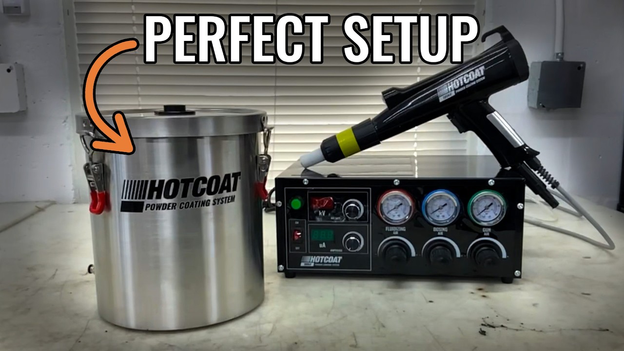 Dial in Your Powder Coating! - 100KV + 5lb Fluidizing Hopper Setup
