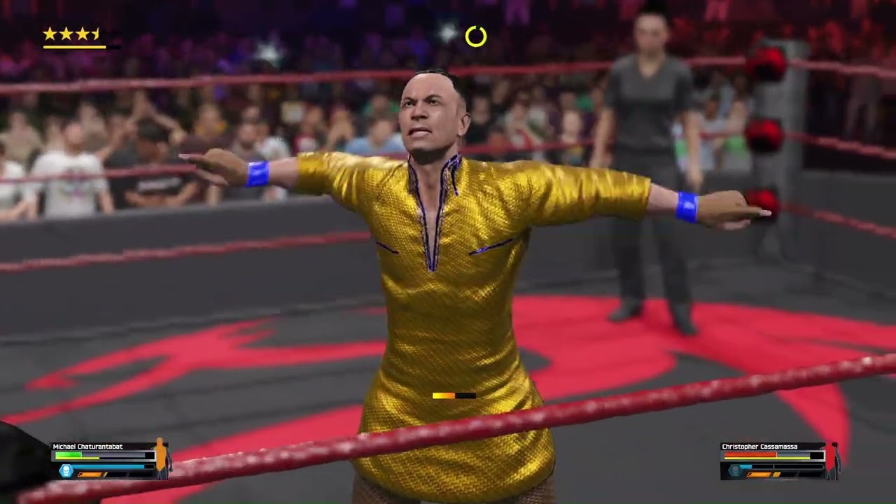 WWE 2K25:  WMAC:  Season 2: Episode 236:  Fight 1:  Wizard v Red Dragon