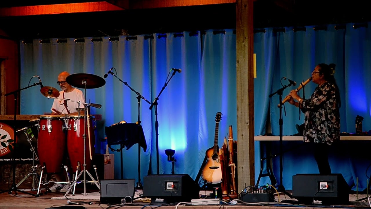 Mary Youngblood with Special Guest Percussionist Bill Schrieber an Improvisation at Flutestock 2023