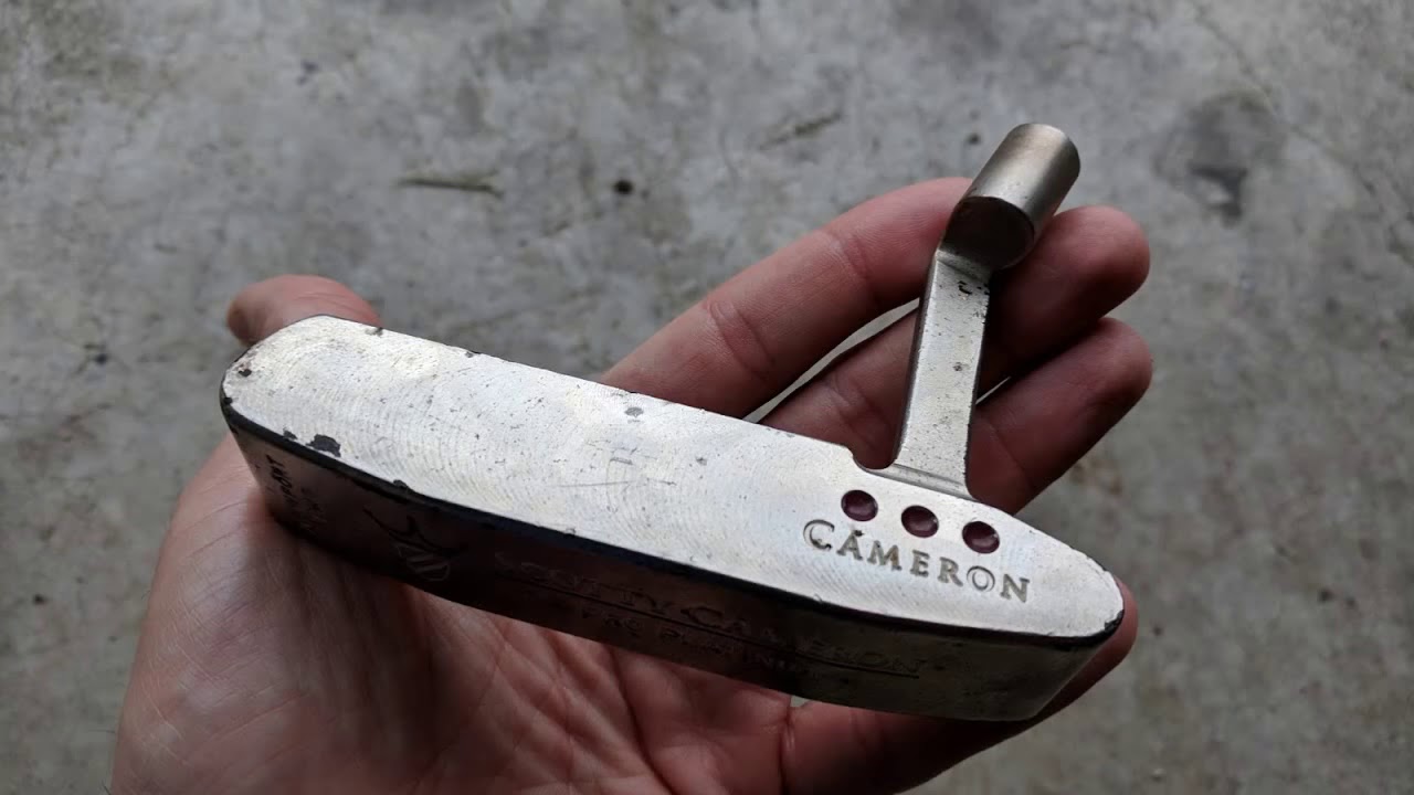 Scotty Cameron Pro Platinum Newport Two - Refinished in Black Oxide and Custom Paint Infill