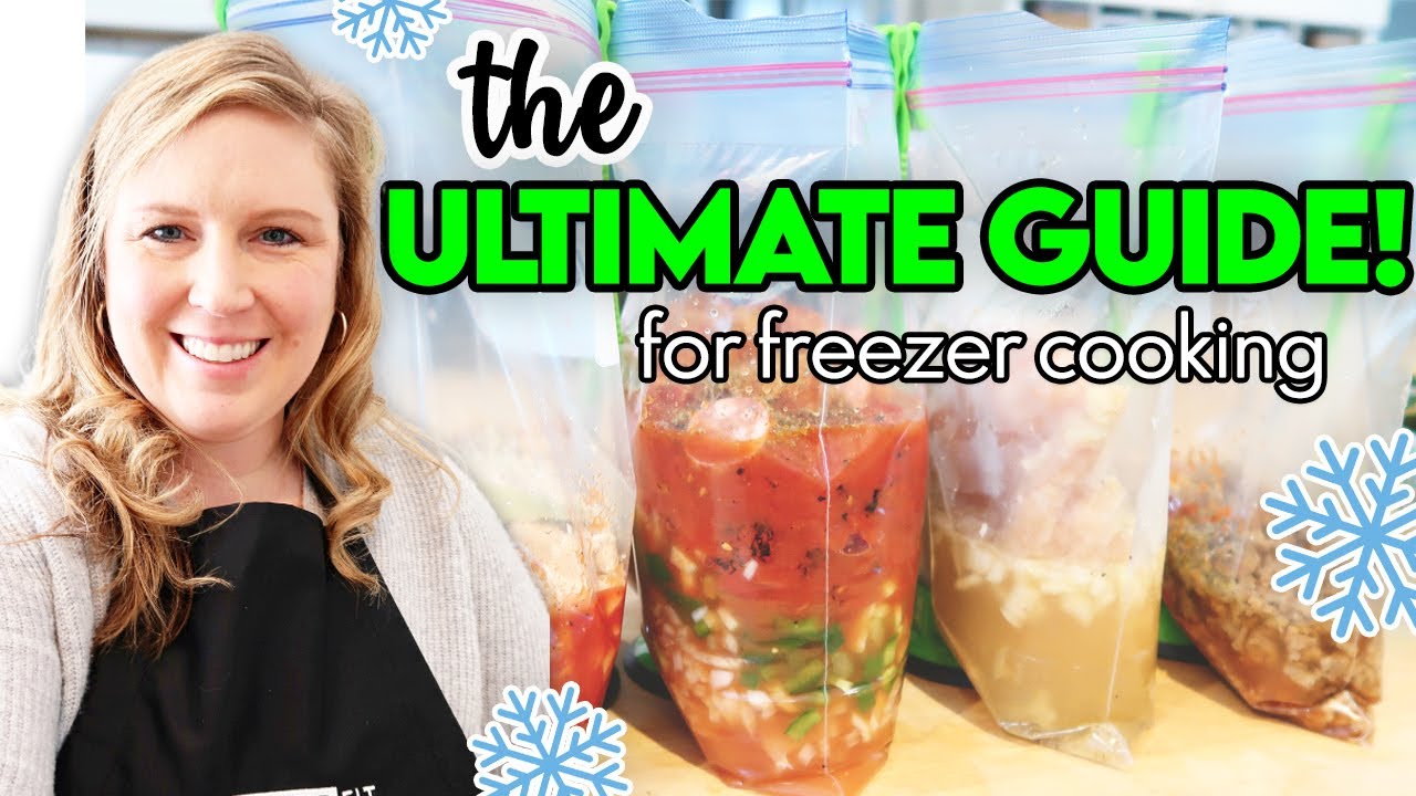 ❄️How to Make FREEZER MEALS 🍔 Never Worry About Dinner Again!