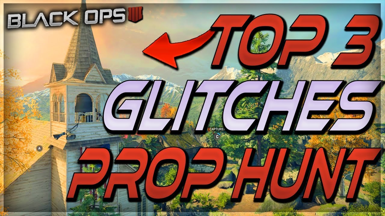 COD BO4 - TOP 3 BEST WORKING *PROP HUNT* GLITCHES and HIDING SPOTS! | BO4 Multiplayer Glitches