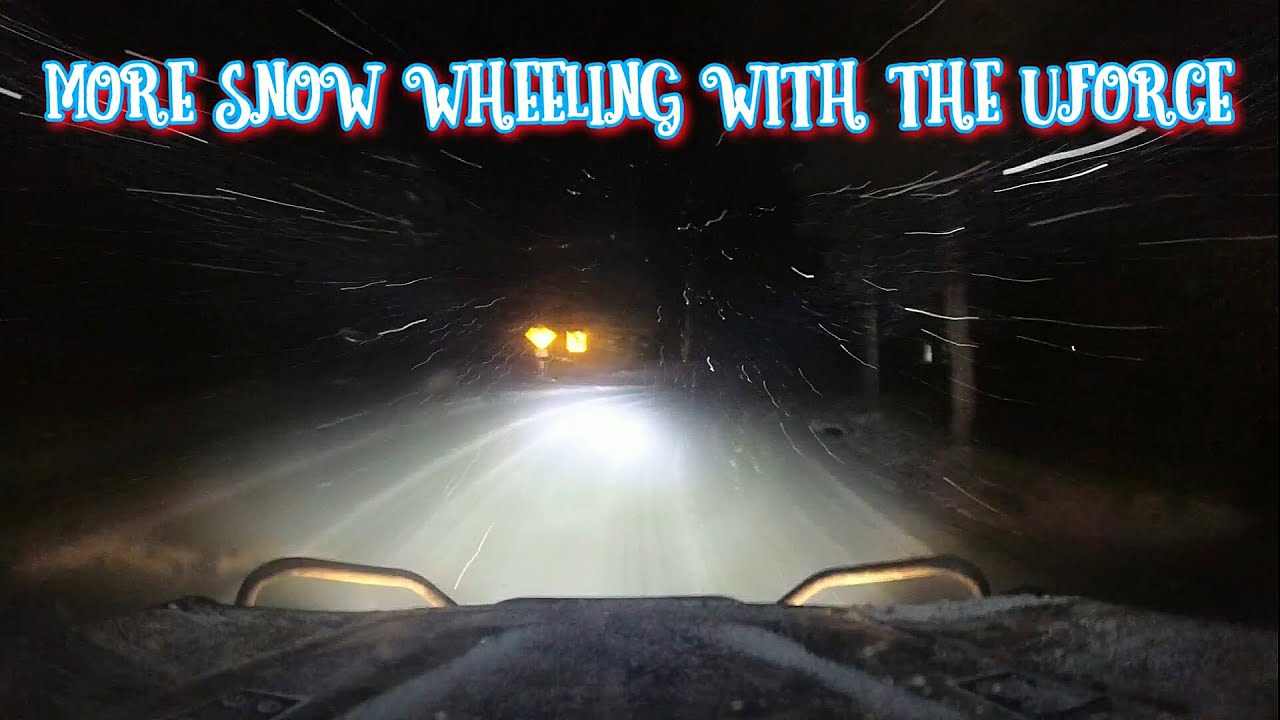More Snow Wheeling With The Uforce
