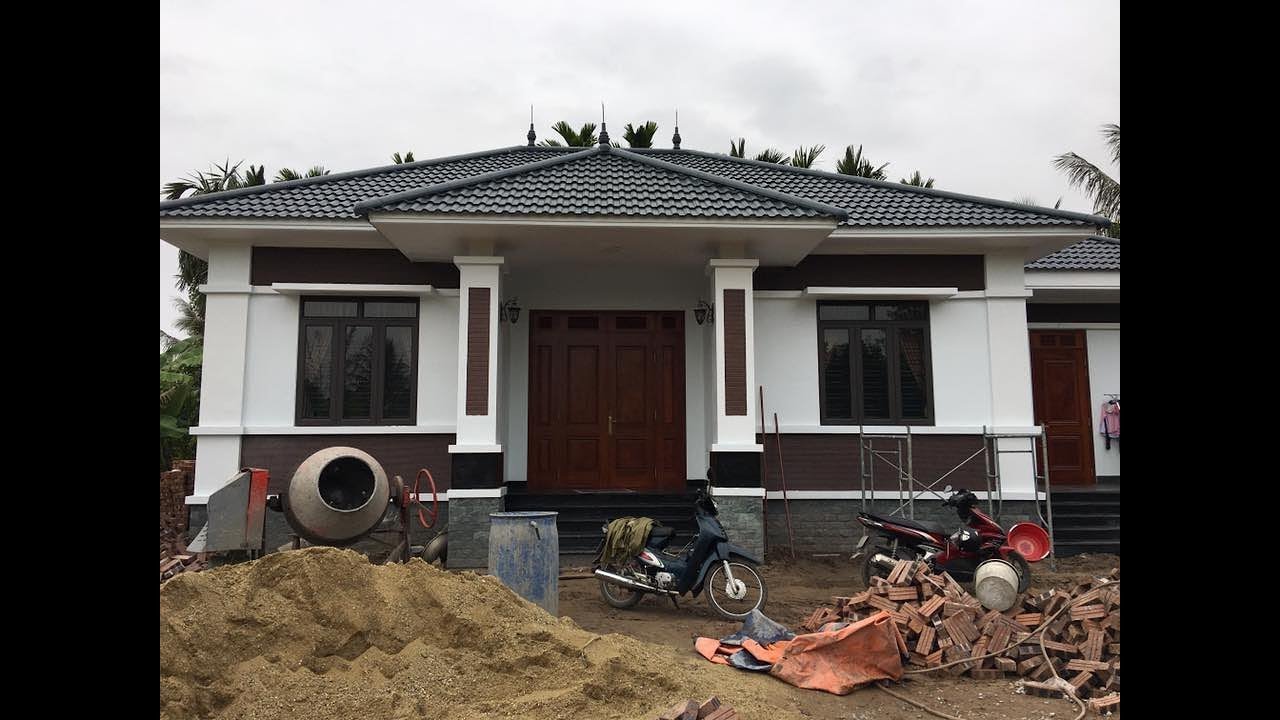 Thiết kế thi công trọn gói biệt thự 1 tầng mái nhật 3 phòng ngủ đang là xu hướng của thời đại