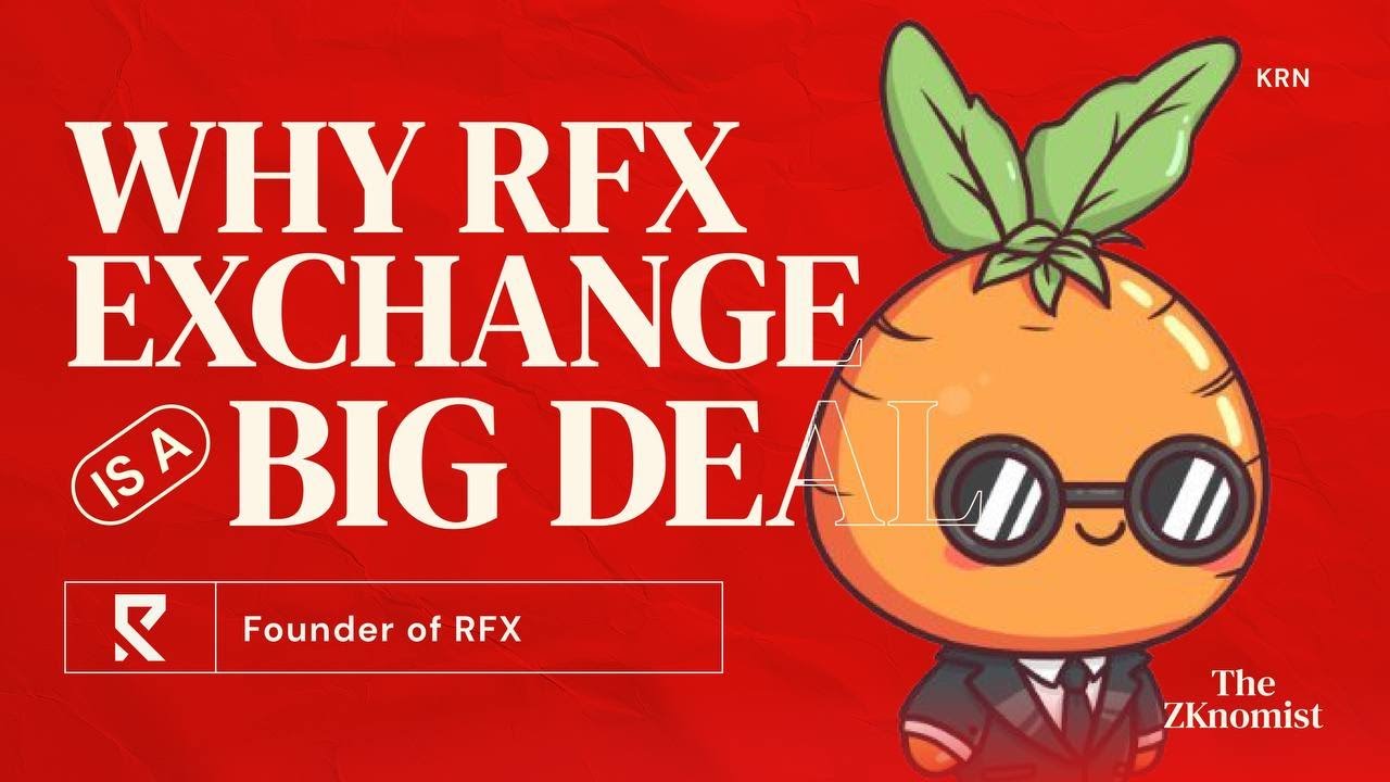 ZK Talks 🎙 Ep. 4 - Why RFX Matters | Conversation with KRN, Founder of RFX Exchange