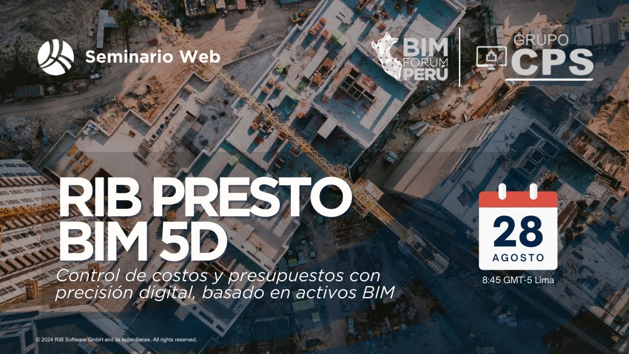 RIB PRESTO BIM 5D – Control de costos y presupuestos con precisión digital, basado en activos BIM