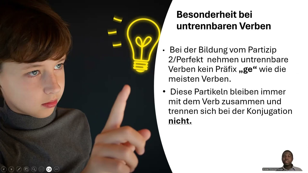 Untrennbare Verben