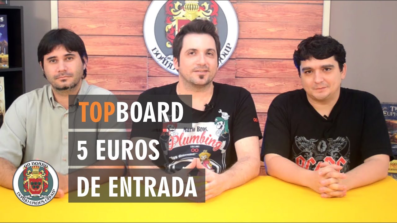 Top Board: 5 Euros de Entrada
