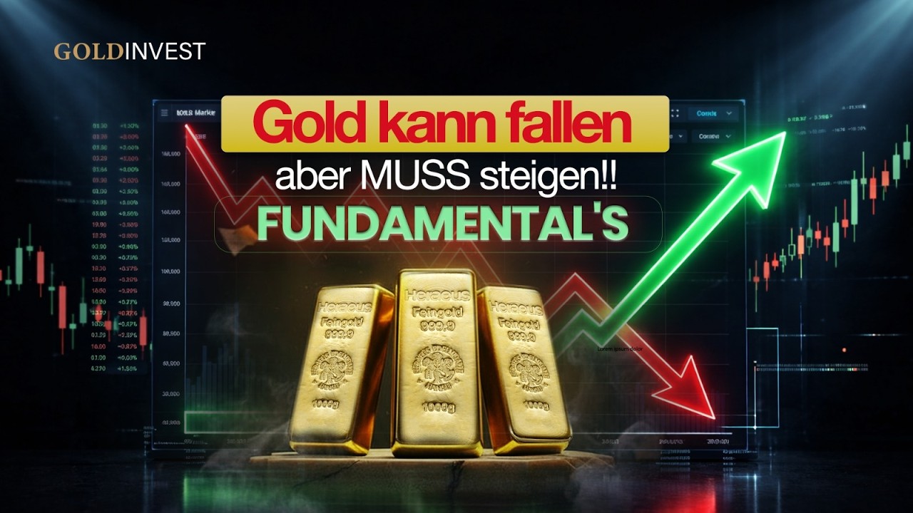 Gold kann fallen aber MUSS steigen!! Fundamental's