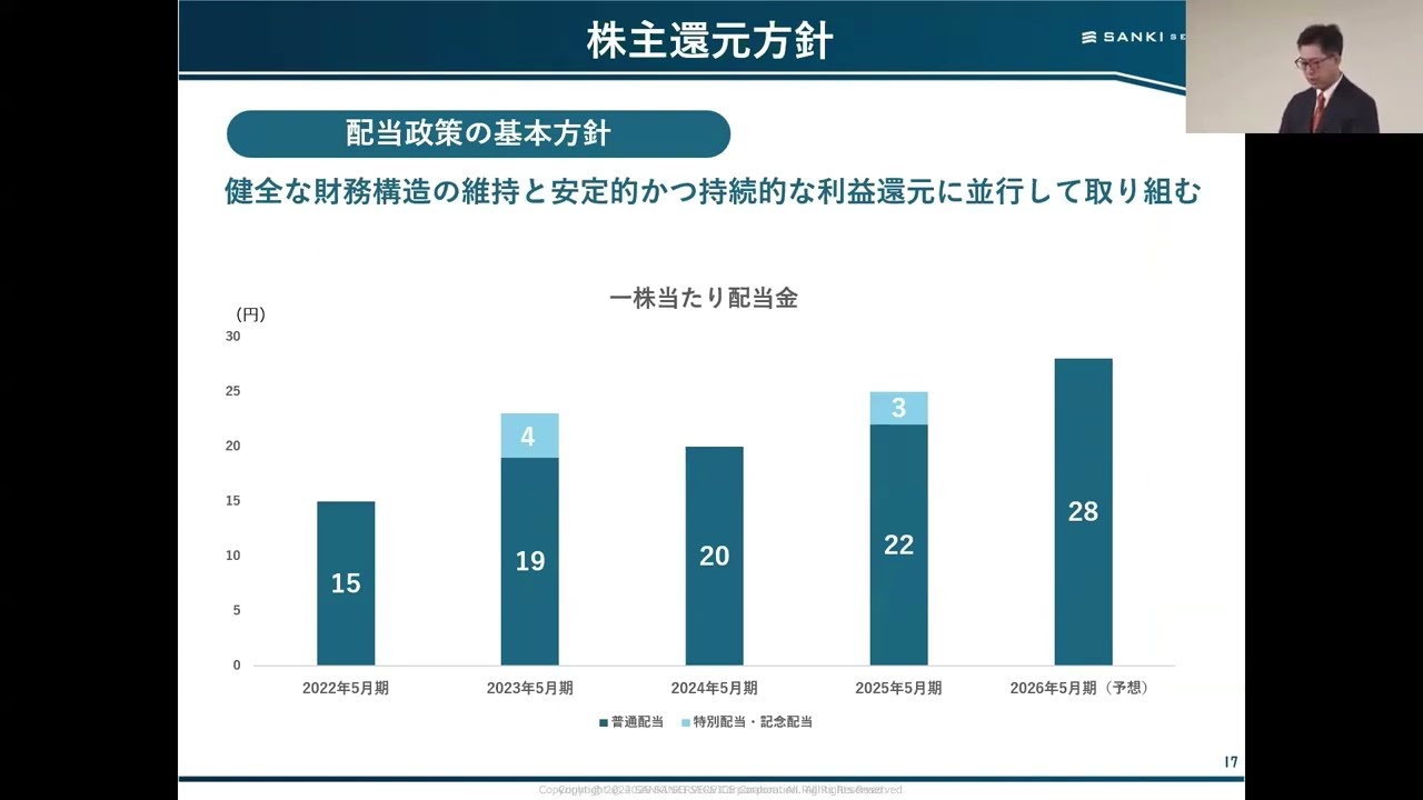 （株）三機サービス 2026年5月期第2四半期 決算説明会動画