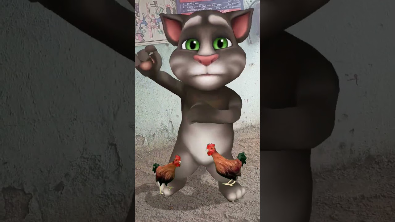 cute dog & tom cat viral dance 😅🥳 #dogdance #funny #catvideos #cute #viral