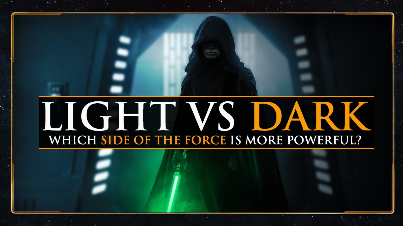 Is the Lightside of the Force more POWERFUL than the Darkside?