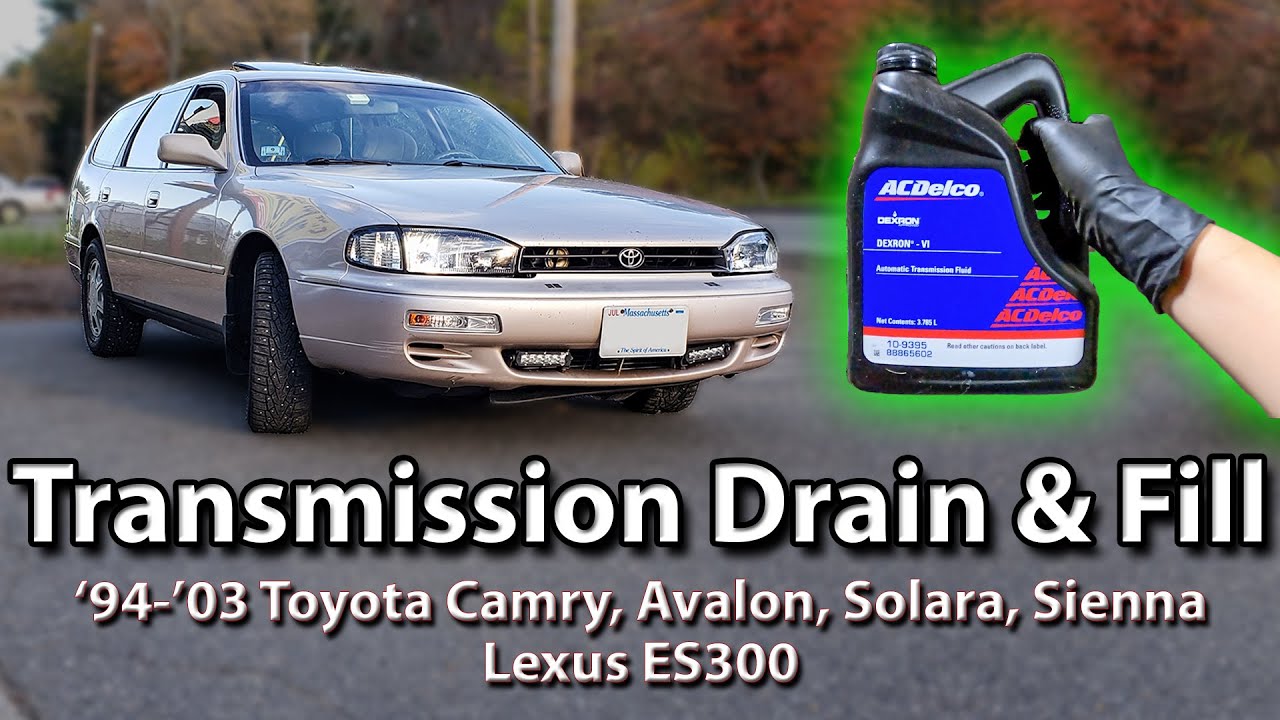 Слив и заливка масла в трансмиссию '94-'03 Toyota Camry, Solara, Avalon, Sienna и Lexus ES300