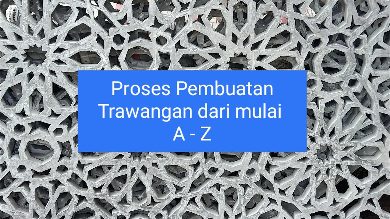 PROSES PEMBUATAN HIASAN KRAWANGAN LENGKAP 😄