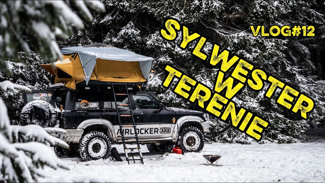 Zimowy offroad 4x4 w górach🏔 | Noc na dachu❄️