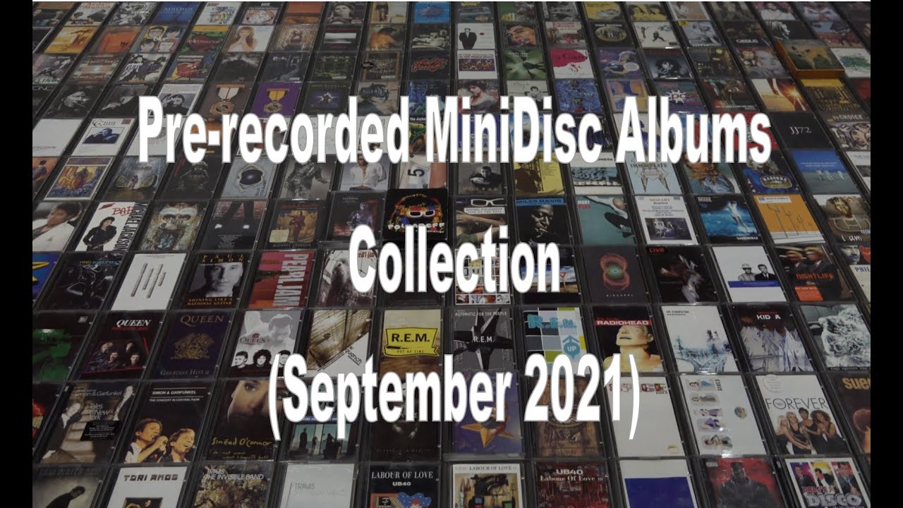 MiniDisc (MD) Pre-recorded Albums Collection | September 2021
