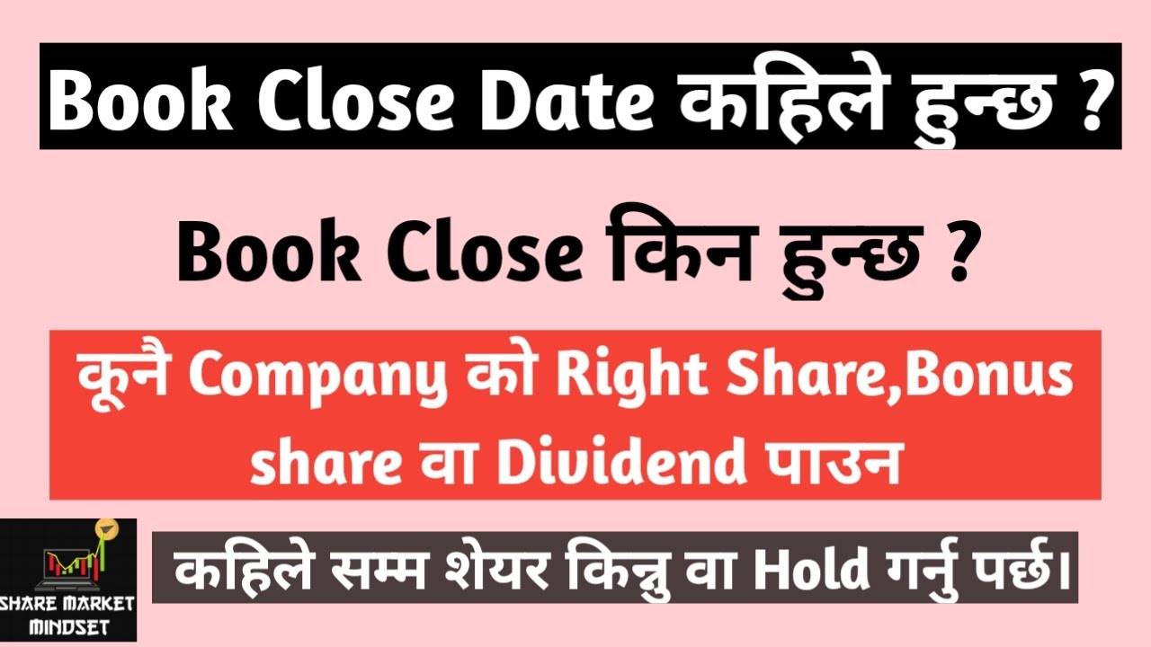 Why book closure date is announced | when does the Book Close | #Bookclosedate #sharemarketmindset