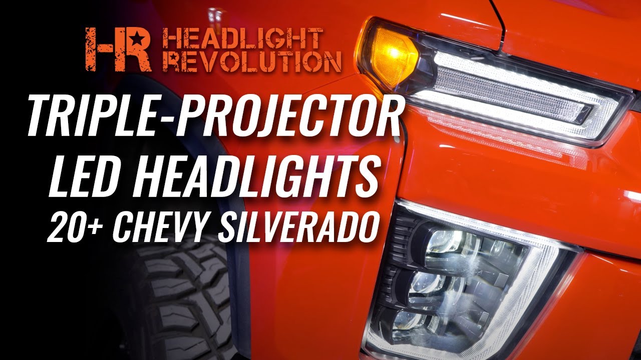 Triple Projector 2020+ Chevy Silverado HD Morimoto XB LED Headlights | Features and Install