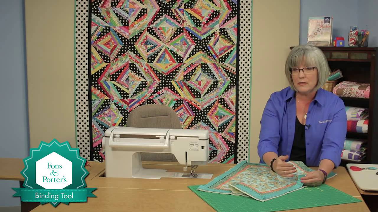Fons & Porter: Binding Tool - the Must-Have Quilting Accessory!