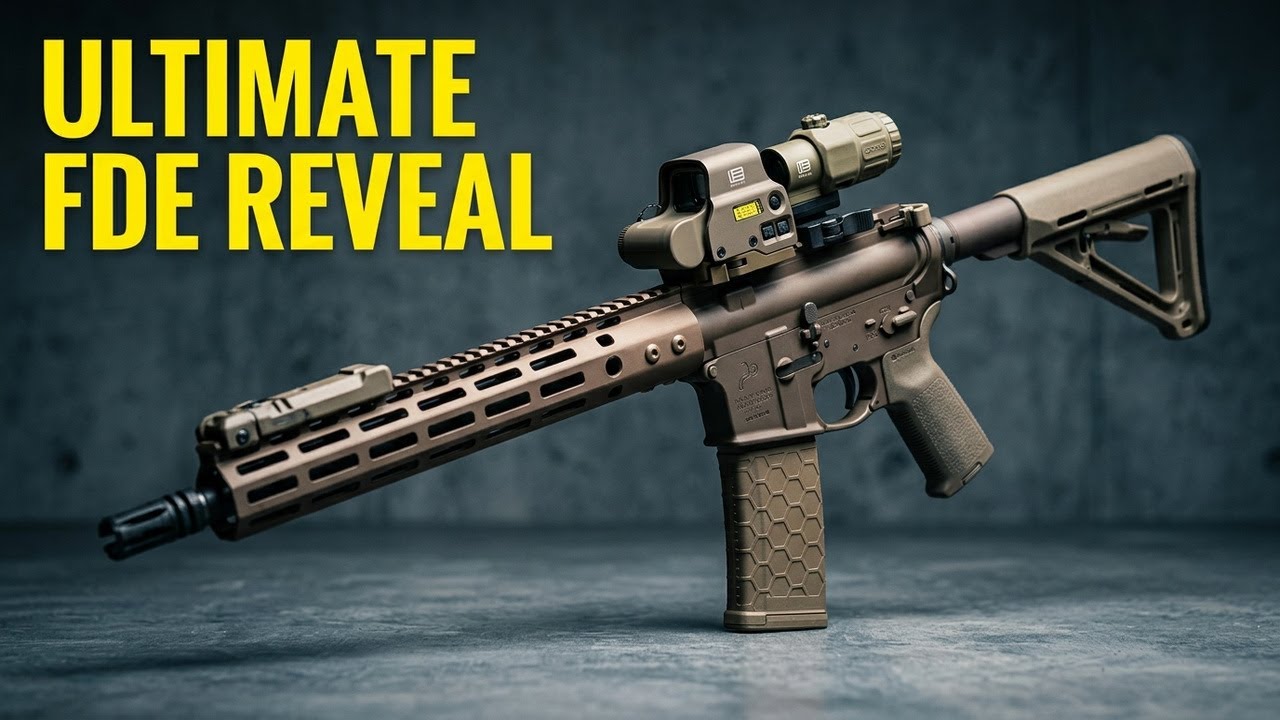 Сборка AR15 в цвете FDE!
