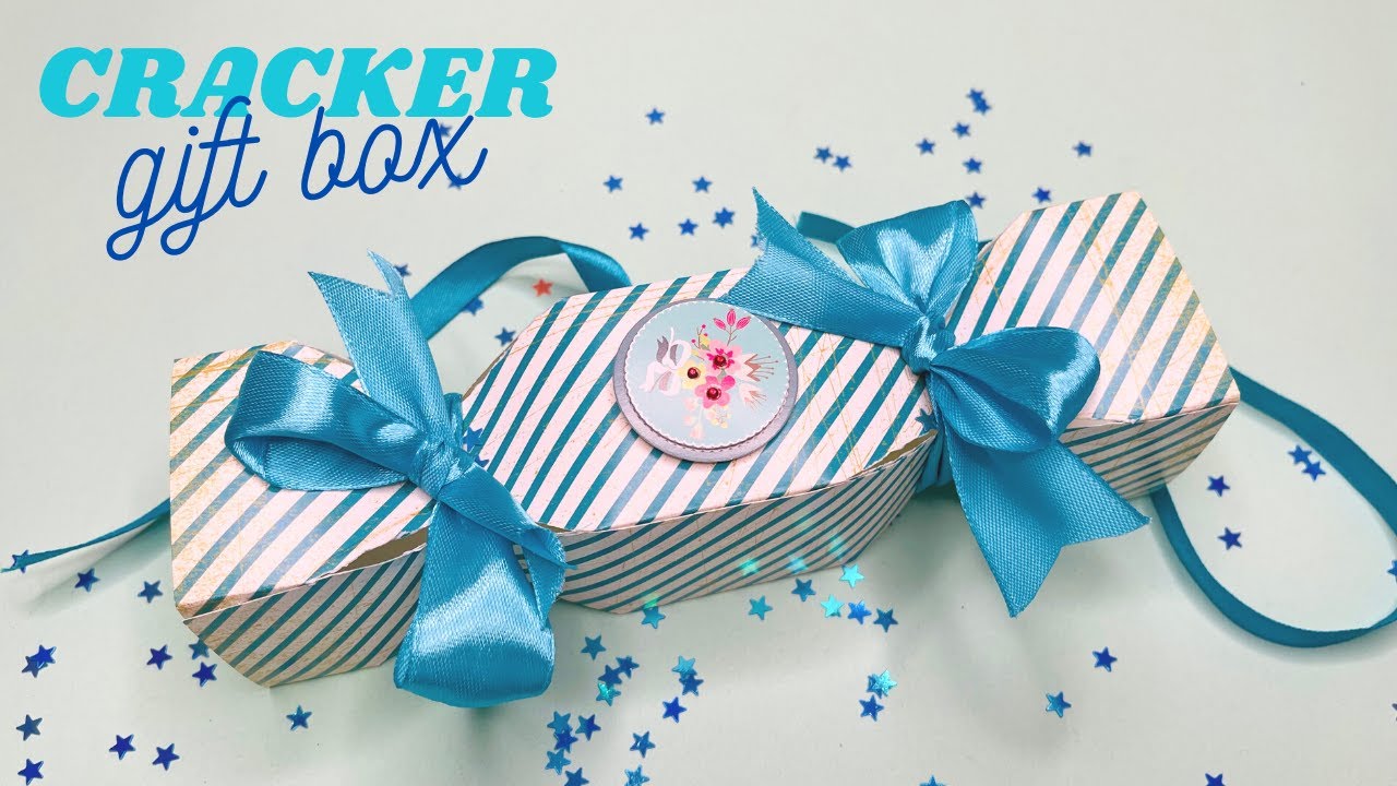 Cracker Gift Box | Easy Gift Wrapping | Candy Box Ideas