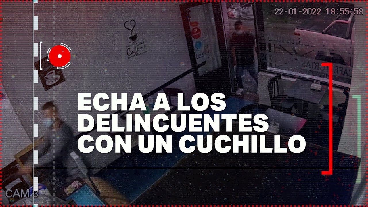 ECHA A LOS DELINCUENTES CON UN CUCHILLO - 🚨#REC🚨