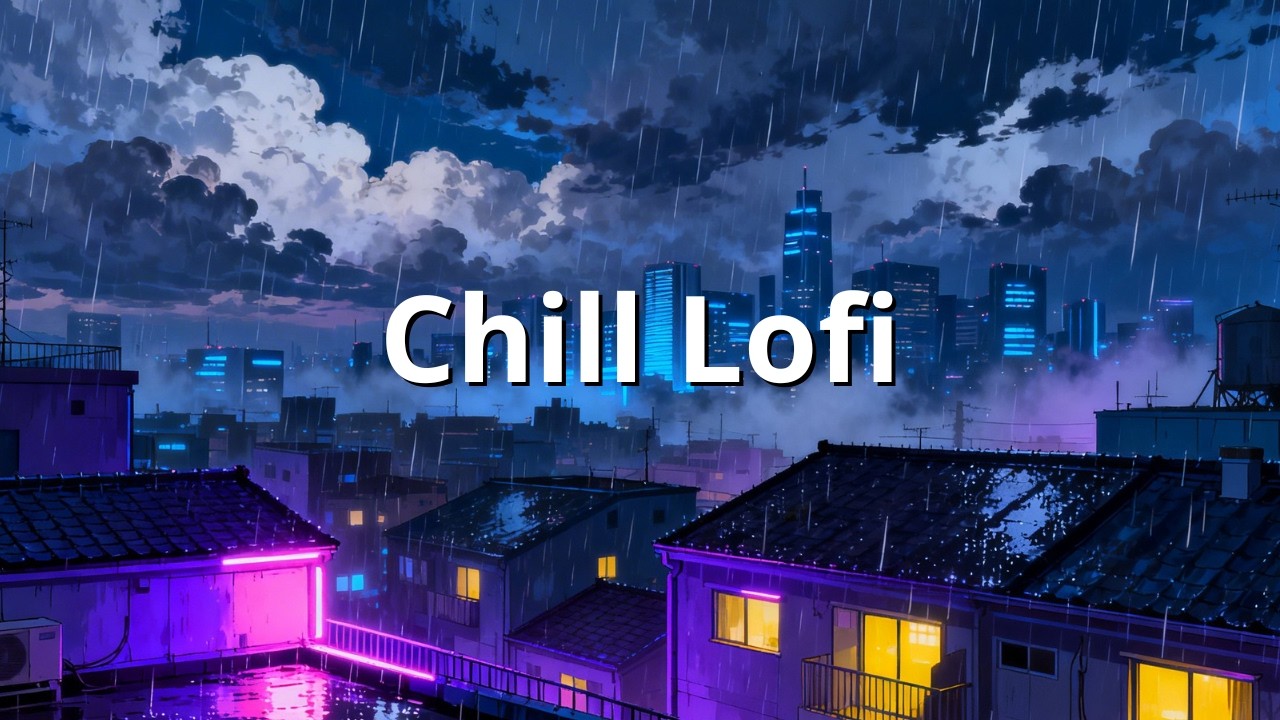 Calm Tokyo Rain for Study 🌙 Chill Lofi | 勉強用BGM