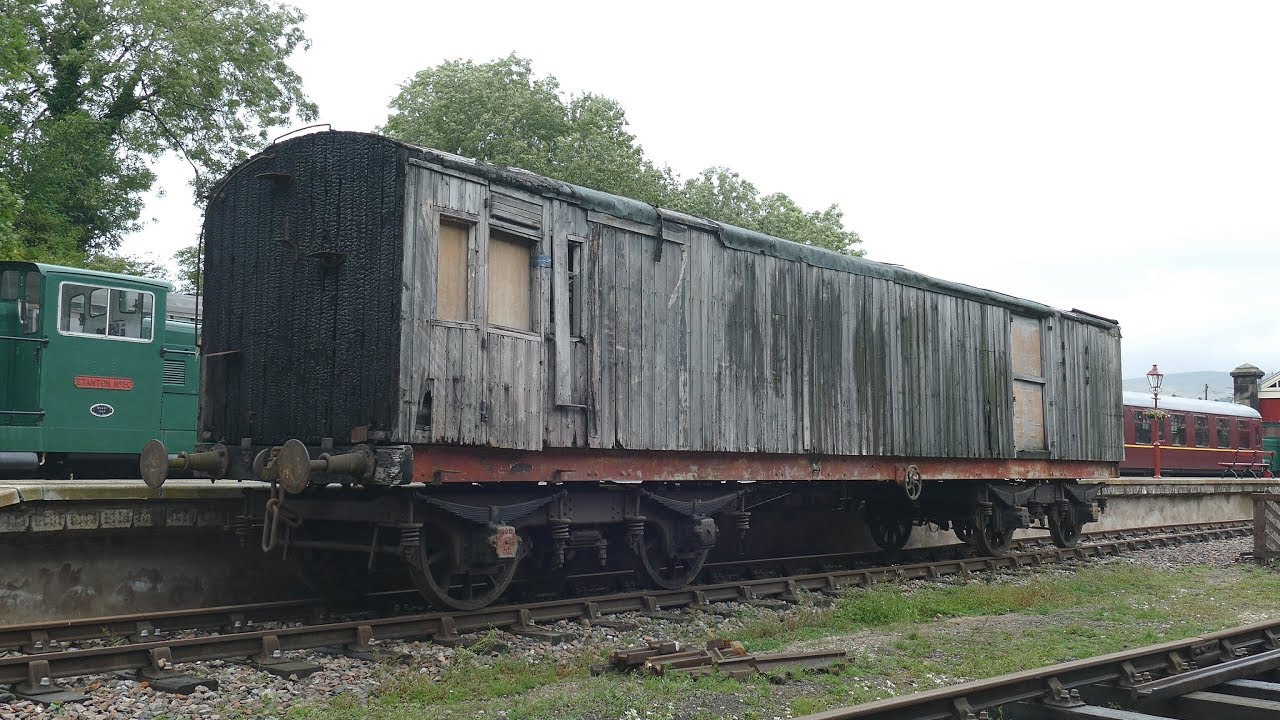 NER Stores Van No.5523 goes undercover at Kirkby Stephen East