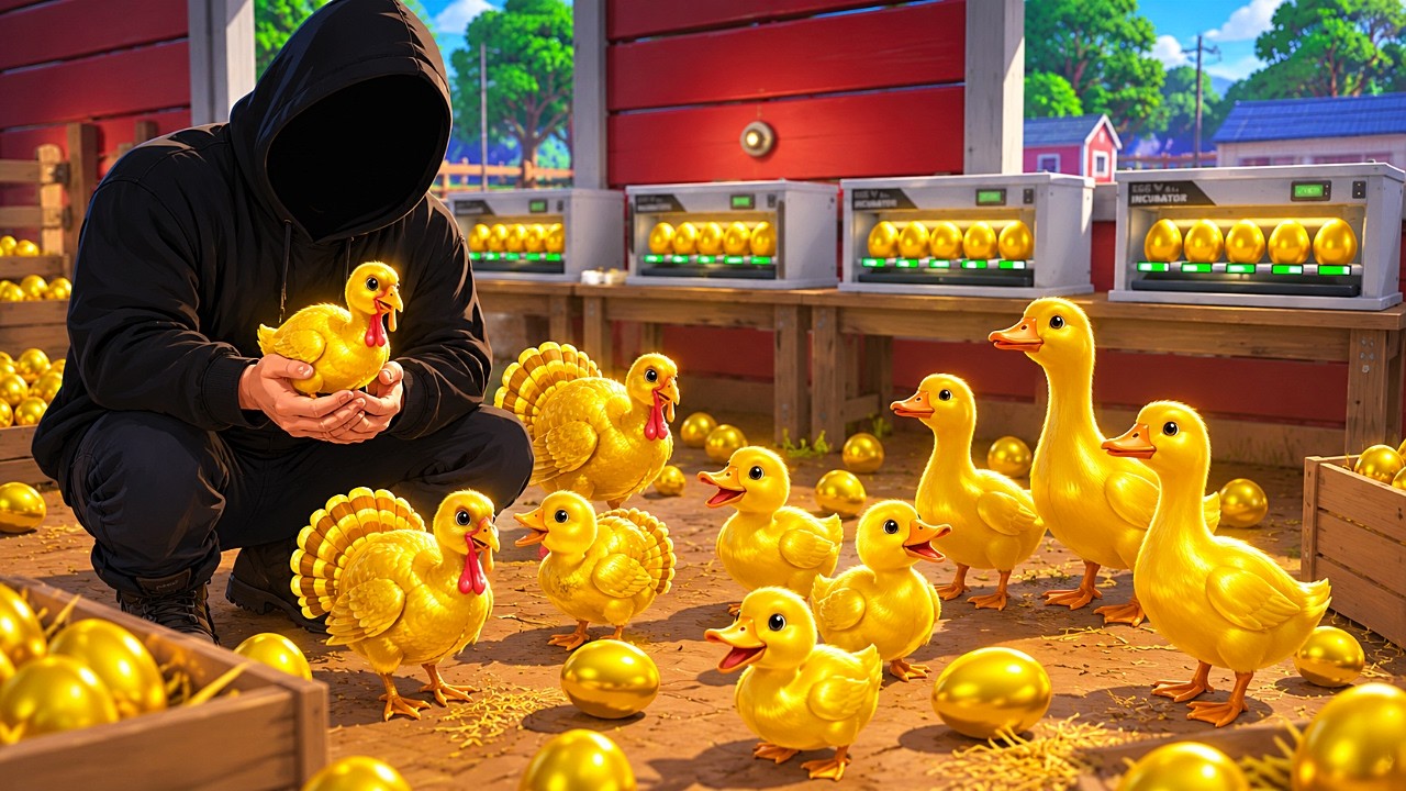 My GOLDEN Egg Farm Is Almost Complete &mdash; Eggstreme Farming [05]
