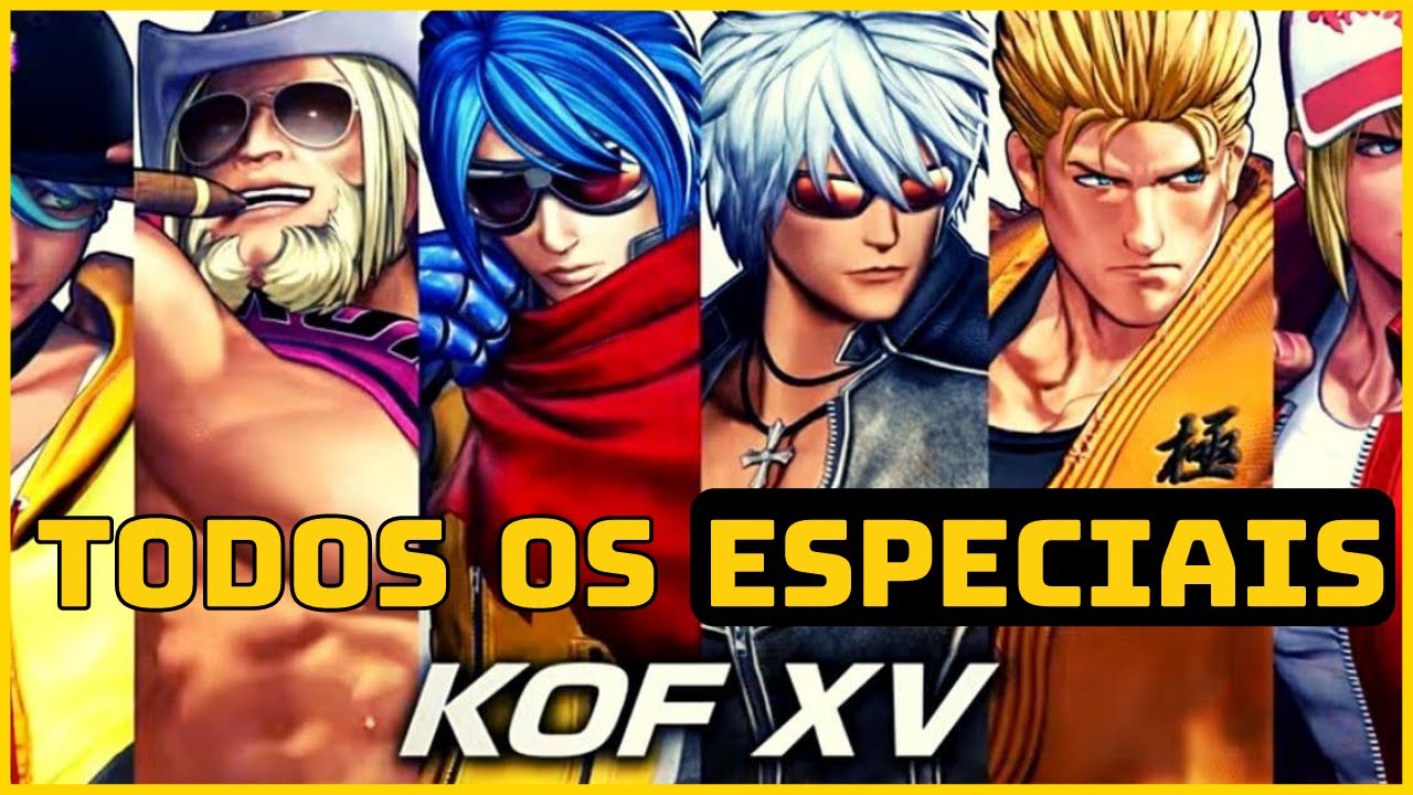 todos os especiais KOF XV