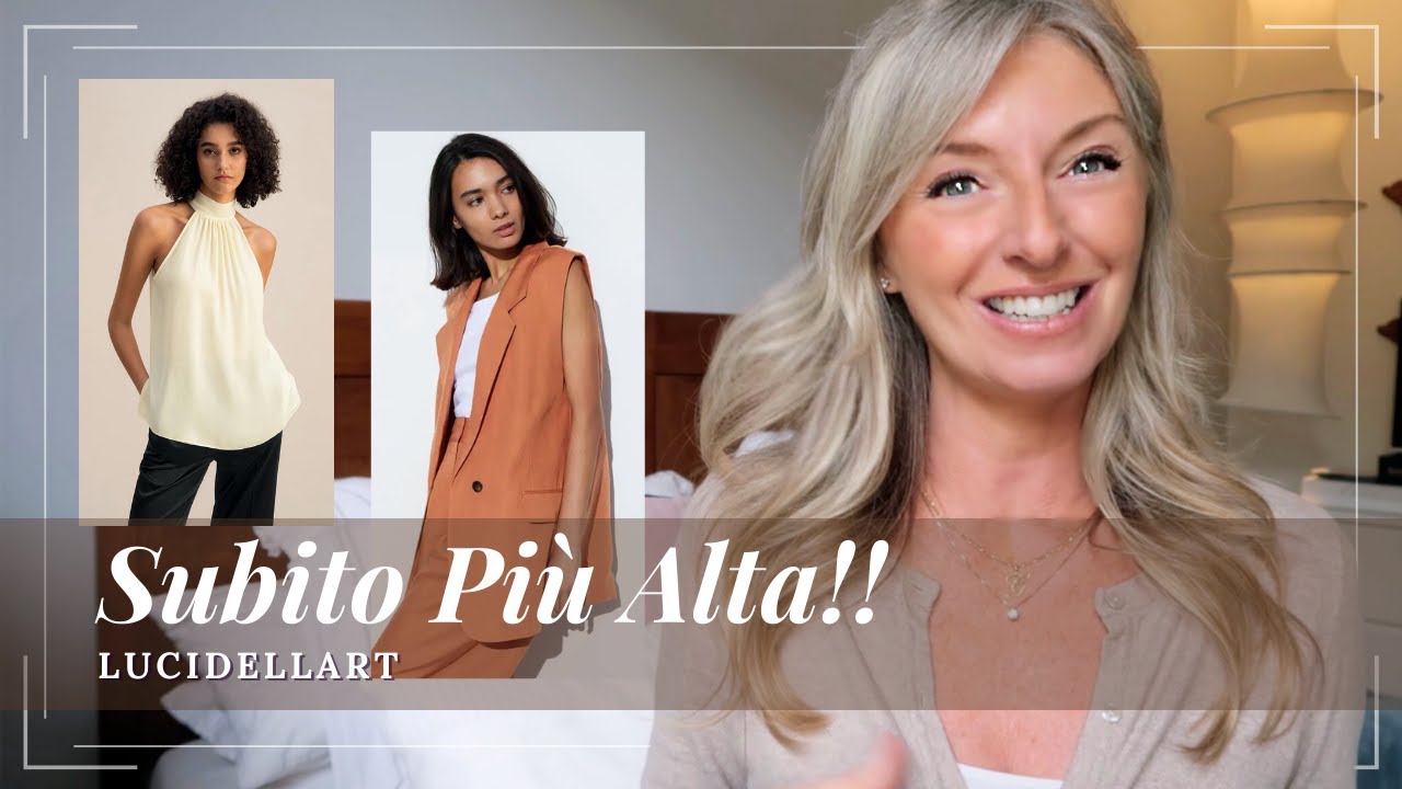 PIÙ ALTA IN UN ATTIMO - 5 REGOLE PER SEMBRARE SUBITO PIÙ ALTA/PIÙ ALTA SUBITO /Lucidellart #alta
