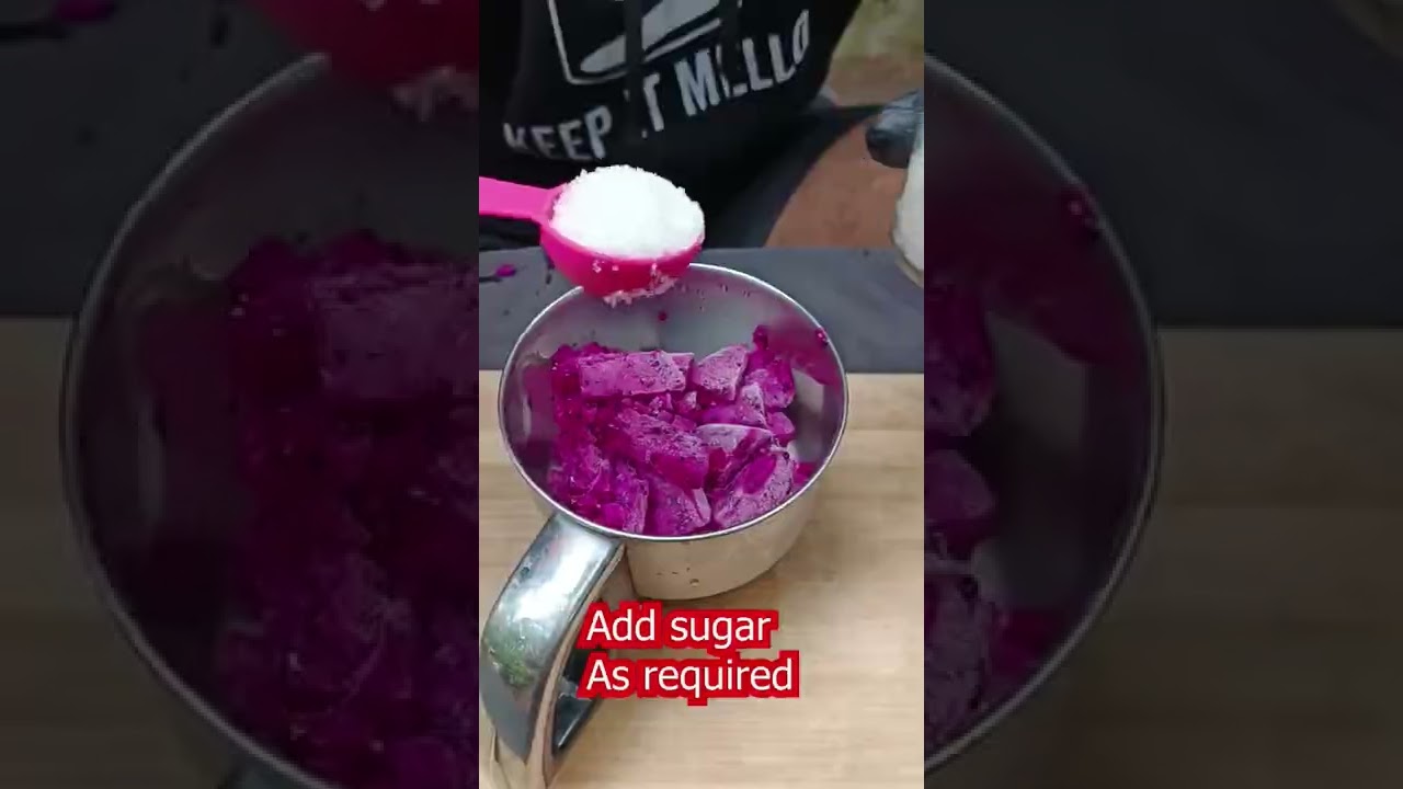 Dragon fruit icecream recipe | #shorts