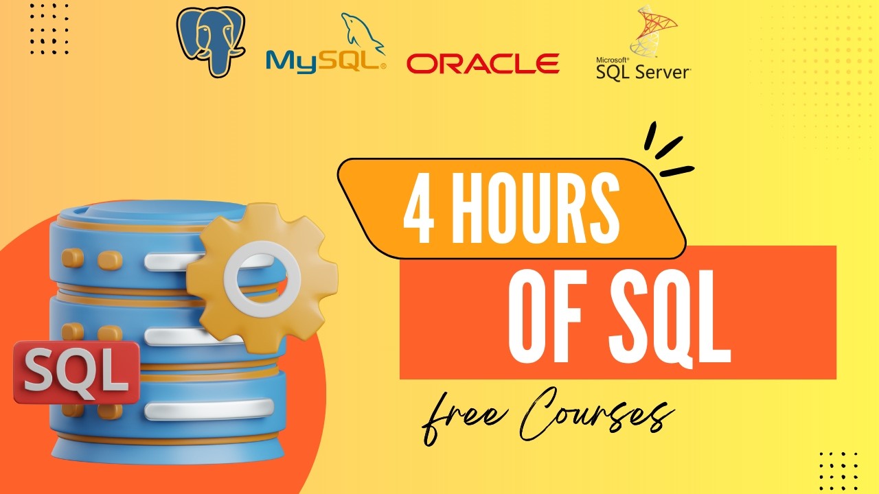 SQL FULL COURSE FOR BEGINNERS (ZERO TO ADVANCED) | #oraclesql #mysql #postgresql