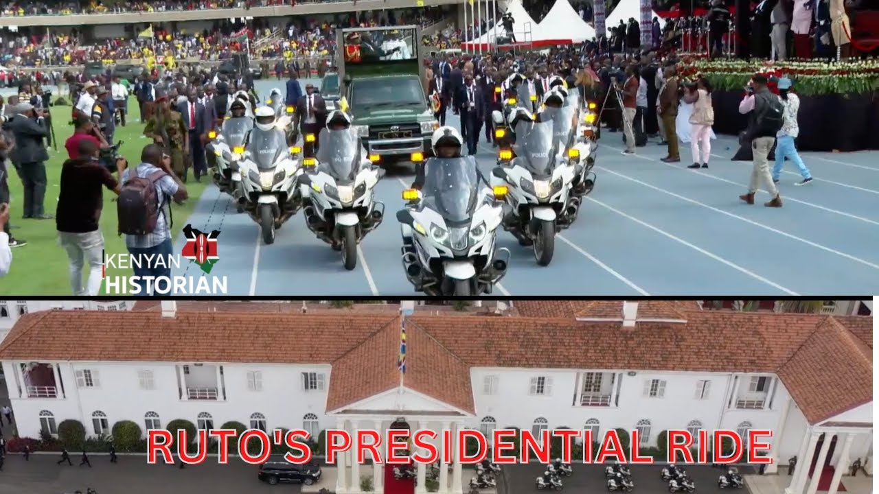 PRESIDENTIAL RIDE: How William Ruto drove from Kasarani to State House